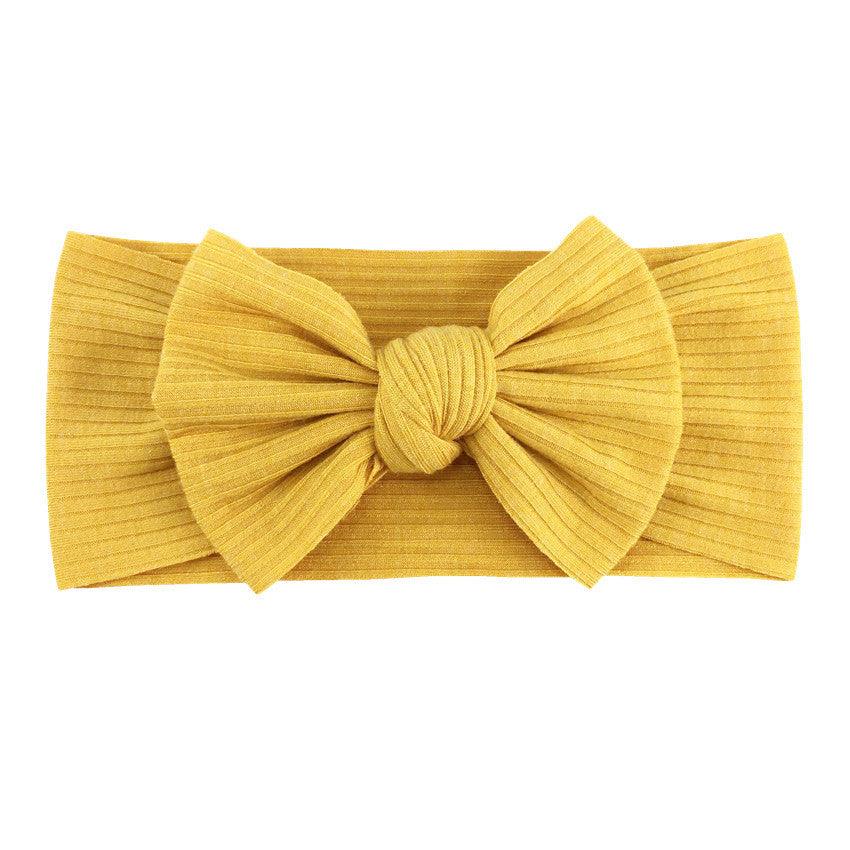 Elastic Bow Headband - 6 Pack