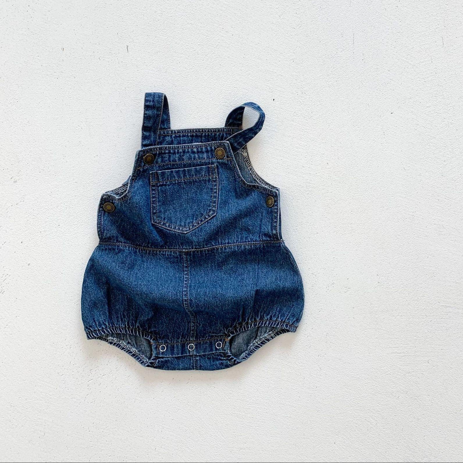 Denim Sleeveless Romper