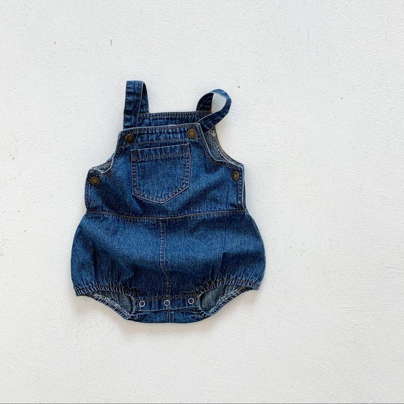 Denim Sleeveless Romper