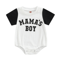 Load image into Gallery viewer, Mama Boy T-shirt Romper
