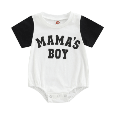 Mama Boy T-shirt Romper