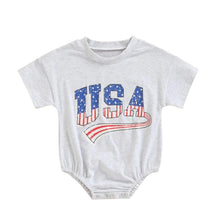 Load image into Gallery viewer, USA T-shirt Romper
