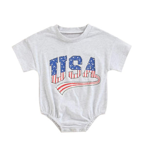 USA T-shirt Romper