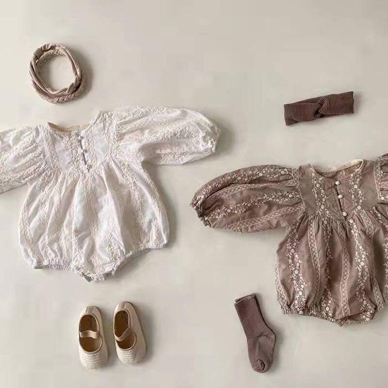 Laurel’s Floral Weave Romper