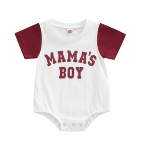 Mama Boy T-shirt Romper