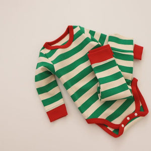 Candy Cane Romper With Pants