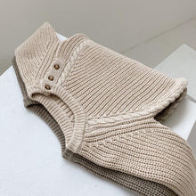 Load image into Gallery viewer, Baby Button Knit Romper
