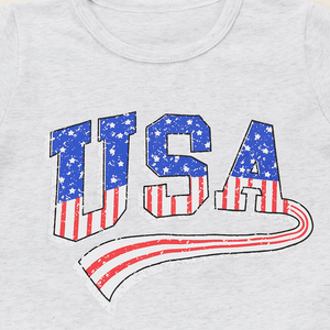 USA T-Shirt and Shorts Set
