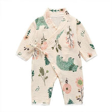 Load image into Gallery viewer, Of Flora And Fauna Kimono Romper
