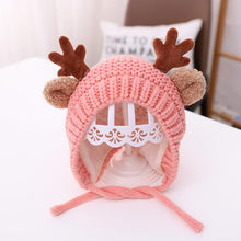 Load image into Gallery viewer, Elk Antlers Knitted Beanie
