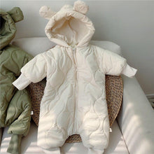 Load image into Gallery viewer, Bear Hooded Winter Jumpsuit
