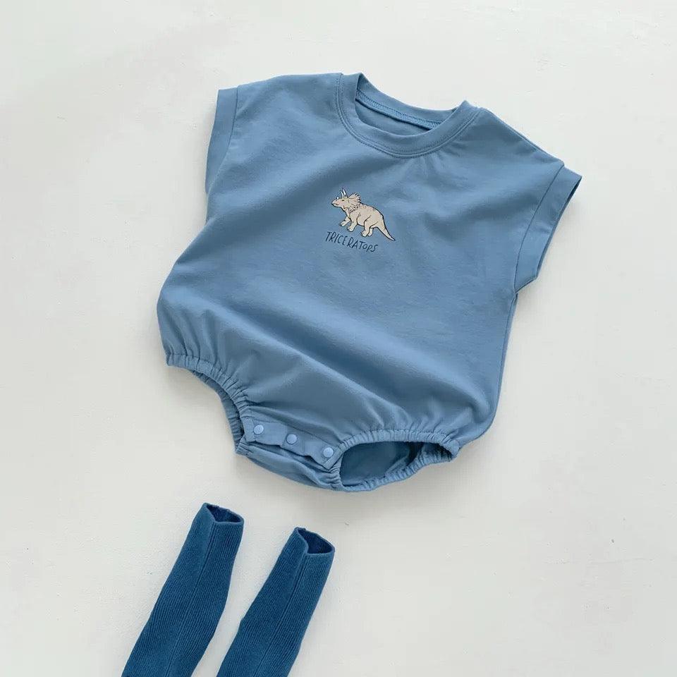 Sleeveless Dino Romper