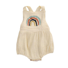 Load image into Gallery viewer, Rainbow Crisscross Cotton Romper
