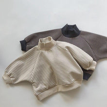 Load image into Gallery viewer, Striped Turtleneck Casual Sweater
