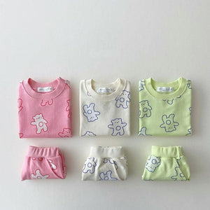 Beary Cute Short Sleeved T-shirt With Shorts