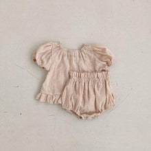 Load image into Gallery viewer, Baby Ruffled Blouse With Bloomer
