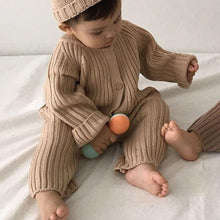 Load image into Gallery viewer, Ribbed Solid Onesie

