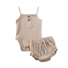 Load image into Gallery viewer, Basic Sleeveless Romper With Bloomer
