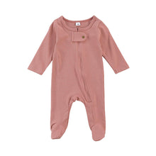 Load image into Gallery viewer, Baby Long Sleeved Jumpsuit With Flap
