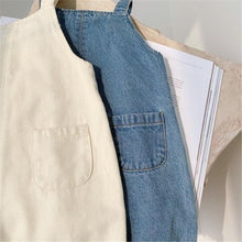 Load image into Gallery viewer, Pocket Denim Overalls
