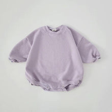 Load image into Gallery viewer, Baby Sweatshirt Romper
